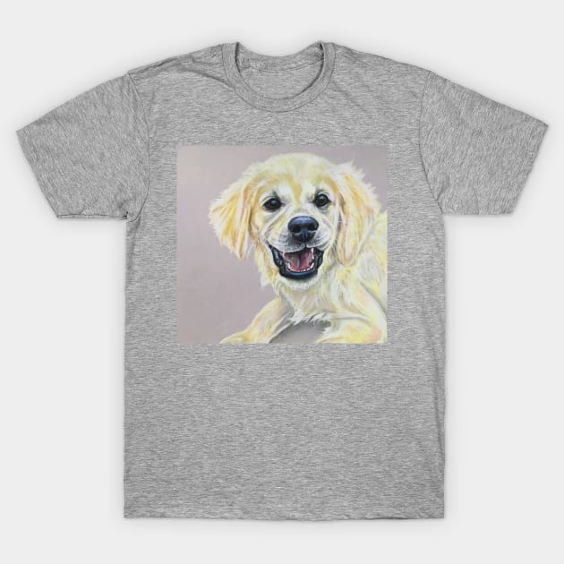 Golden Retriever Puppy T-Shirt by Merlinsmates